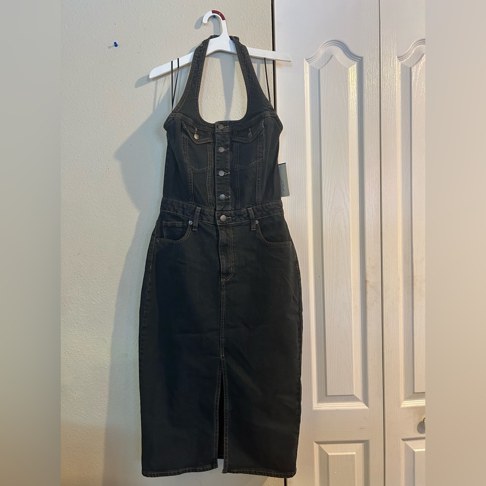 Black Denim Dress